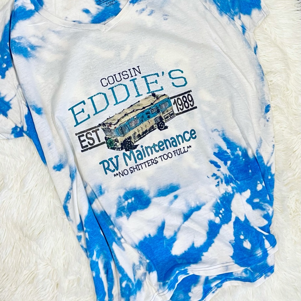 Christmas vacation rv shutters full bleached tee